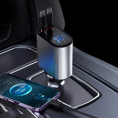 Ultimate 4-in-1 Car Charger™ (2 Type-C interface + USB A Port + Type-C port)